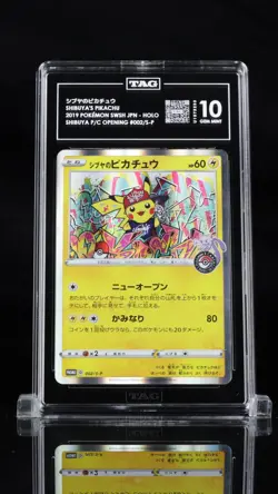 2019 Pokemon Japanese Promo Shibuya's Pikachu 002/S-P TAG 10 Gem Mint - Image 1