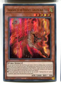 Yu-Gi-Oh! Awakening of the Possessed Greater Inari Fire Ultra RAre englisch GFP2 - Image 1