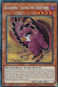 Blackwing - Shamal the Sandstorm x1 MP23-EN153 Secret Rare Yugioh - Image 1