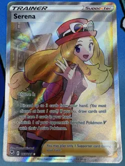 Serena 193/195 Silver Tempest Full Art Trainer Waifu Pokemon Card - Image 1