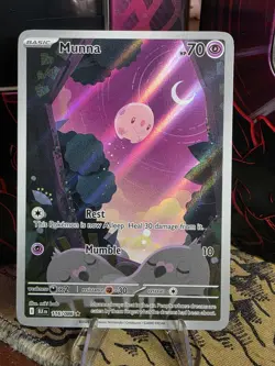 Pokemon TCG Munna Illustration Rare Card 116/086 S&V Black Bolt NM - Image 1