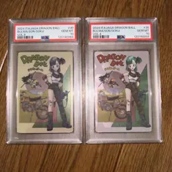 Dragon Ball Itajaga Bulma PSA10 2-card set - Image 1