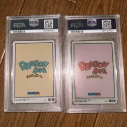 Dragon Ball Itajaga Bulma PSA10 2-card set - Image 2