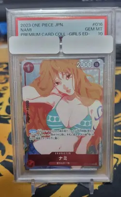 Nami PSA 10 Girls Edition One Piece Card - Image 1