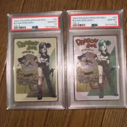 Dragon Ball Itajaga Bulma PSA10 2-card set - Image 1