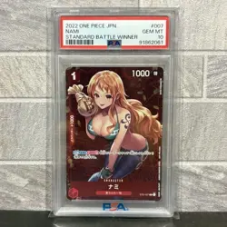 [PSA10] Nami One Piece Card Standard Battle Promo - Image 1