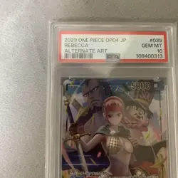 One Piece Card PSA10 Rebecca - Image 2