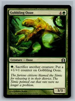 Magic The Gathering Return to Ravnica Gobbling Ooze #126/274 MTG TCG CCG - Image 1