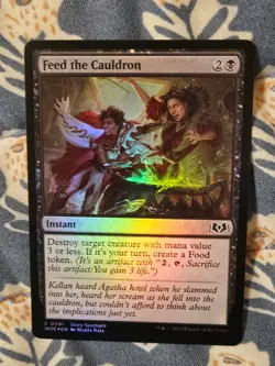 Feed the Cauldron FOIL (091) Wilds of Eldraine WOE MTG Magic - Image 1