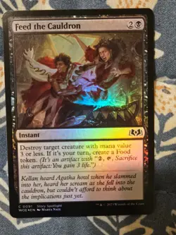 Feed the Cauldron FOIL (091) Wilds of Eldraine WOE MTG Magic - Image 2