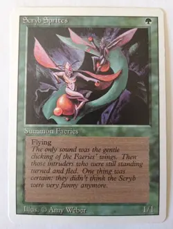 MTG MAGIC 1994 - SERBY SPRITES - SUMMON FAERIES - REVISED EDITION - ENG - Image 1