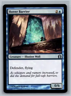 Magic The Gathering Return to Ravnica Hover Barrier #40/274 MTG TCG CCG - Image 1