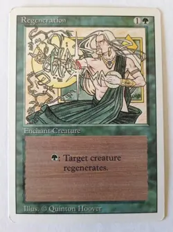 MTG MAGIC 1994 - REGENERATION - ENCHANT CREATURE - REVISED EDITION - ENG - Image 1
