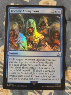 Become Anonymous FOIL (14/315) Assassin's Creed MTG Magic - Image 3