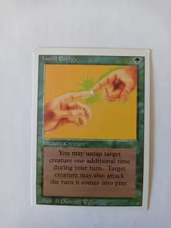 MTG MAGIC 1994 - INSTILL ENERGY - ENCHANT CREATURE - REVISED EDITION - ENG - Image 1