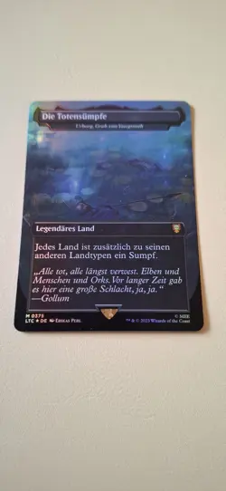 Die Totensumpfe / Dead Marshes (Urborg) - NM FOIL - LTC 375 - MTG Magic LotR TCG - Image 1