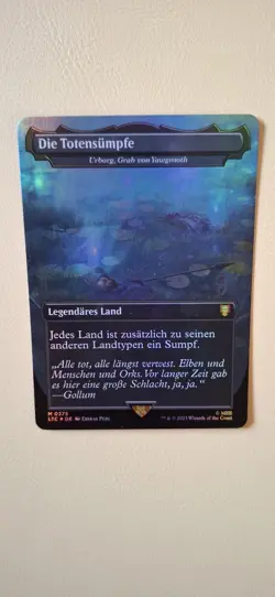 Die Totensumpfe / Dead Marshes (Urborg) - NM FOIL - LTC 375 - MTG Magic LotR TCG - Image 2