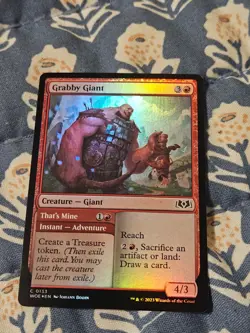 Grabby Giant FOIL Wilds of Eldraine MTG Magic - Image 2
