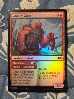Grabby Giant FOIL Wilds of Eldraine MTG Magic - Image 3