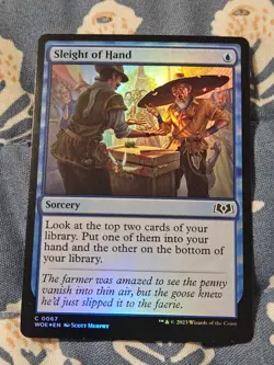 Sleight of Hand FOIL (67/475) Wilds of Eldraine MTG Magic - Image 2