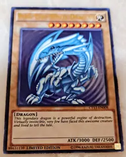 Blue-Eyes White Dragon 1x CT13-EN008 Ultra - Original SDK Kaiba Artwork yugioh - Image 1