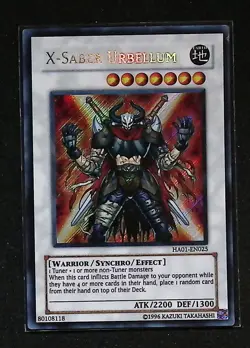 X-Saber Urbellum - HA01-EN025 - Secret Rare - Yugioh - Image 1