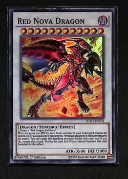 Red Nova Dragon - LC5D-EN073 - Super Rare - 1st Edition - Yugioh - Image 1