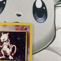 Pokemon Mewtwo 10/102 Base Set Holo Rare WOTC Pokemon Card | LP - Image 3