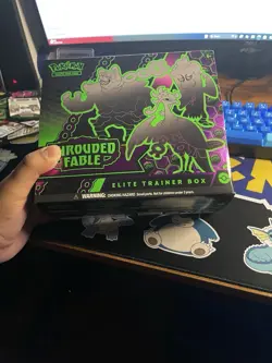Shrouded Fable ETB Elite Trainer Box Empty But with Acceries And Cards - Image 1