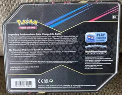2023 Crown Zenith Galatians Moltres Pokemon Promo Tin NEW and SEALED Card Packs! - Image 2
