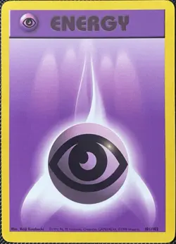 Psychic Energy 101/102 Base Set Regular - Pokemon Card - Image 1