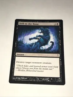 Magic the Gathering Chill to the Bone Card - Image 2