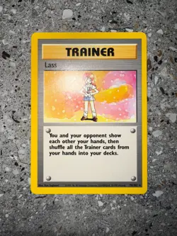 Pokemon TCG Cards Lass 75/102 Base Set Rare LP - Image 3