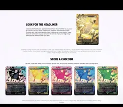PRESALE Magic the Gathering Final Fantasy | CHOCOBO BUNDLE | MTG - Image 2