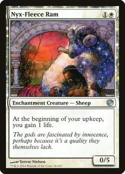 Nyx-Fleece Ram , Journey into Nyx , #18 MTG Uncommon - Image 1