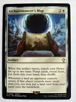 Archaeomancer's Map MTG NM Regular Commander Final Fantasy Magic - Image 1