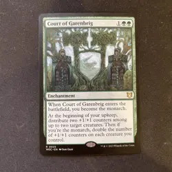 Court of Garenbrig (NM) Wilds of Eldraine WOC Magic MTG - Image 1