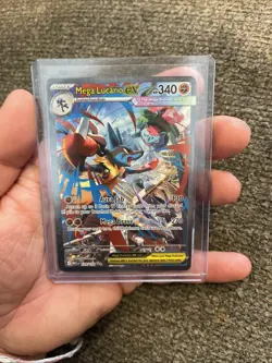 Mega Lucario Ex Special Illustration Rare 179/132 Mega Evolution Pokemon Card NM - Image 4