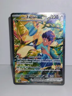 Pokemon TCG Hops Zacian 186/159 Journey Together Special Illustration Rare SIR - Image 2