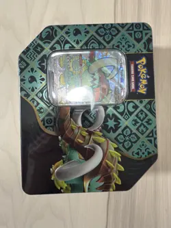 Pokemon TCG Paldean Fates Great Tusk EX Tin Sealed - Image 2