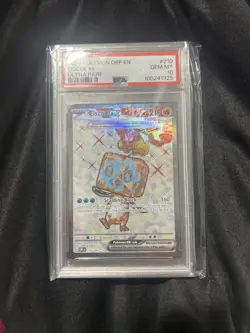 Eiscue EX 210/197 Ultra Rare PSA 10 Gem Mint Obsidian Flames Pokemon 2023 - Image 1
