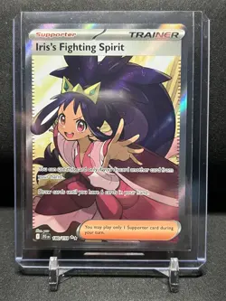 Iris's Fighting Spirit 180/159 Ultra Rare Holo Pokemon 2025 Journey Together NM - Image 1