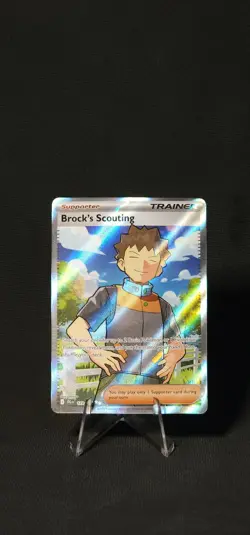 Pokemon Brock's Scouting 179/159 Sv09: Journey Together Holo NM - Image 1