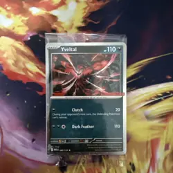 Sealed Yveltal 088/132 Reverse Holo Mega Evolution Pokemon GAMESTOP PROMO - Image 1