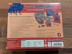 Pokemon Zacian Sword and Shield ETB Elite Trainer Box Factory Sealed 820650104459 - Image 2