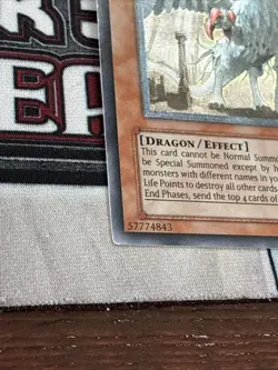 Yugioh Judgment Dragon Ultimate Rare TU01-EN000 MP - Image 3