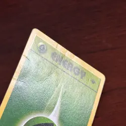 1st Edition Grass Energy 99/102 Base Set Pokemon Card - Image 2