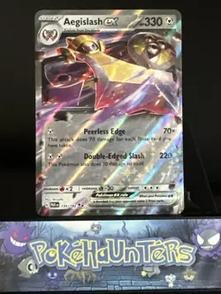 Pokemon Card Aegislash EX 135/182 Double Rare Paradox Rift Near Mint - Image 2