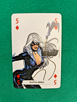 Gatta Nera - Black Cat Card Marvel Heroes Comics Paper 2005 Original Vintage New - Image 1