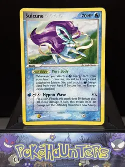 Pokemon Card Suicune 030 Nintendo Black Star Promo Holo Light Play - Image 1